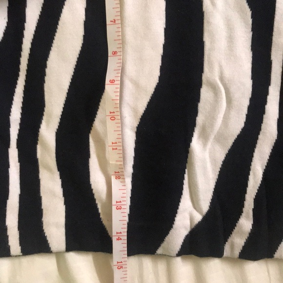 Forever21 Zebra Print Knitted Pencil Midi Skirt - Picture 3 of 8